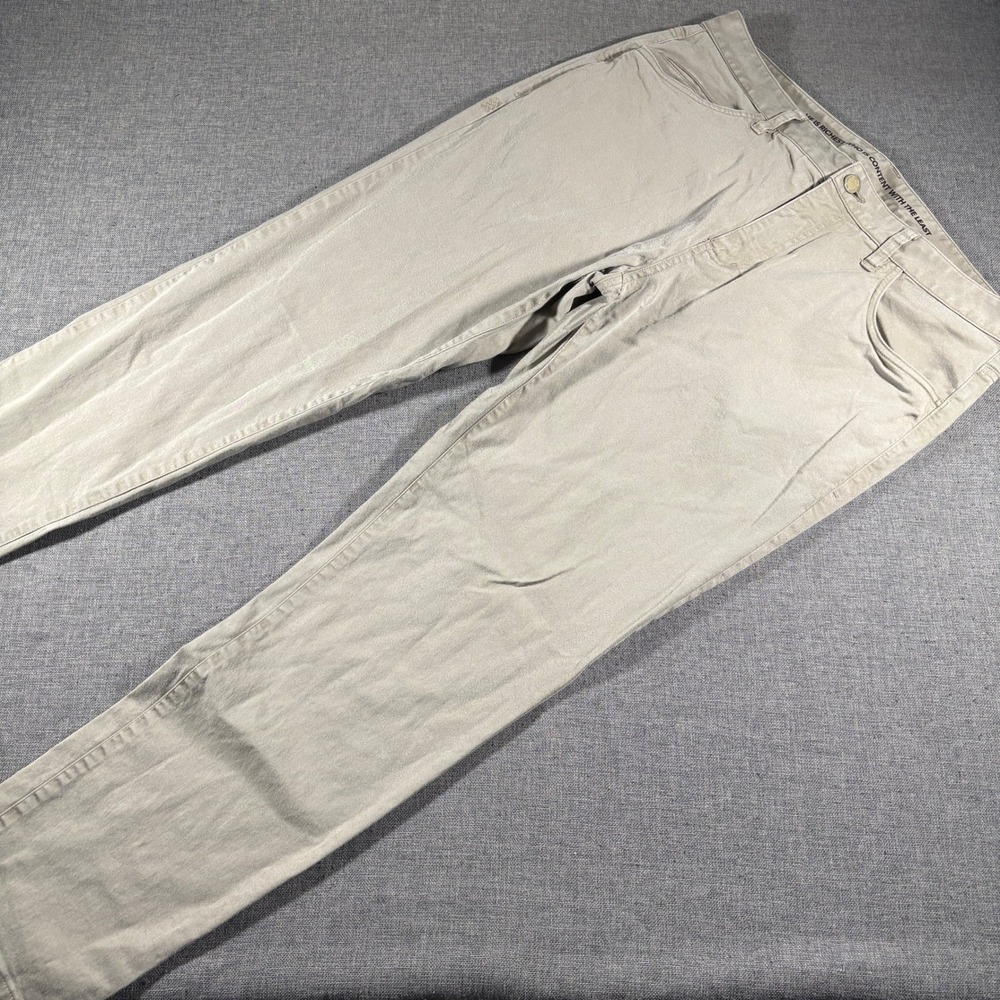 Rhone Commuter Pants Mens 36x30 Tan Khaki 5-Pocket‎ Performance Straight 101253